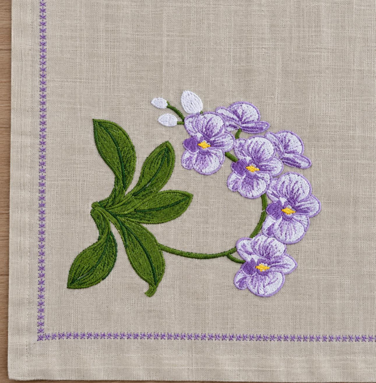Pañuelos - Orquídea (45 x 45cm)